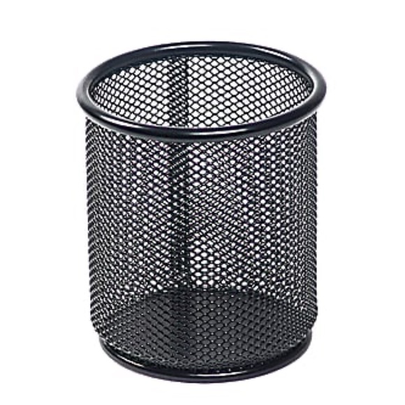 Office Depot Mesh Pencil Cup, Black - Picture 1 of 4